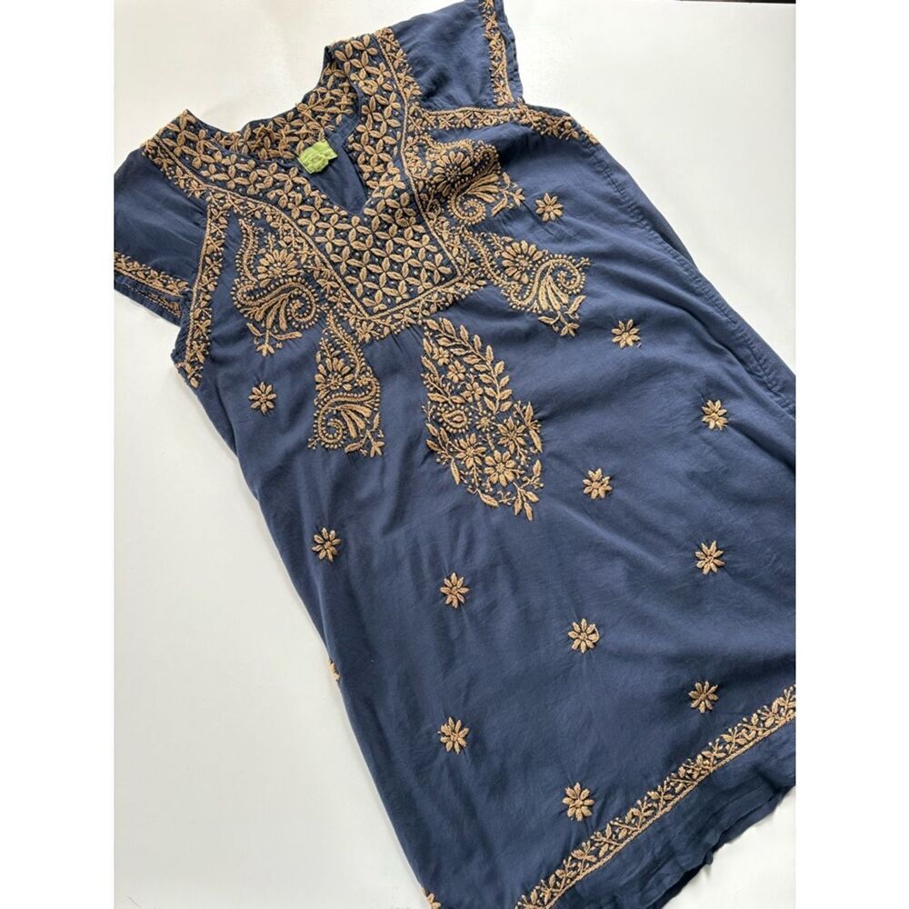 Roller Rabbit Embroidered Dress XS